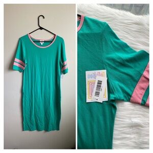 Mint and pink Lularoe large Julia